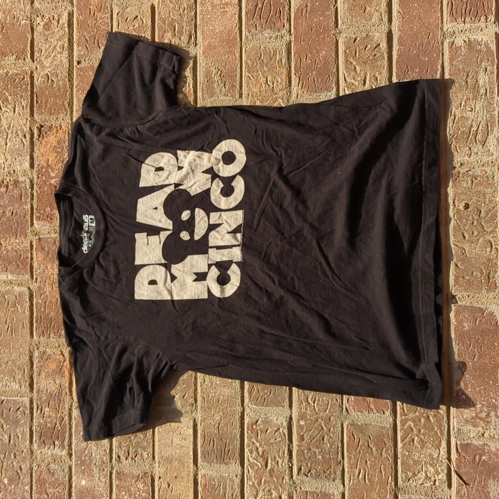 Deadmau5 Dead Maw Cinco Black and White Concert Graphic Tshirt